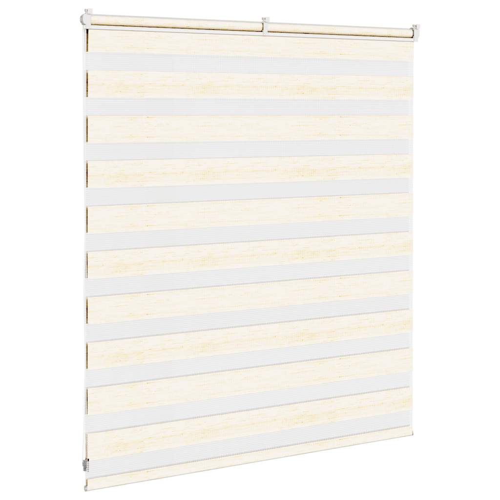 Zebra rullegardin marmor beige 135x100cm stofbredde 130,9cm polyester