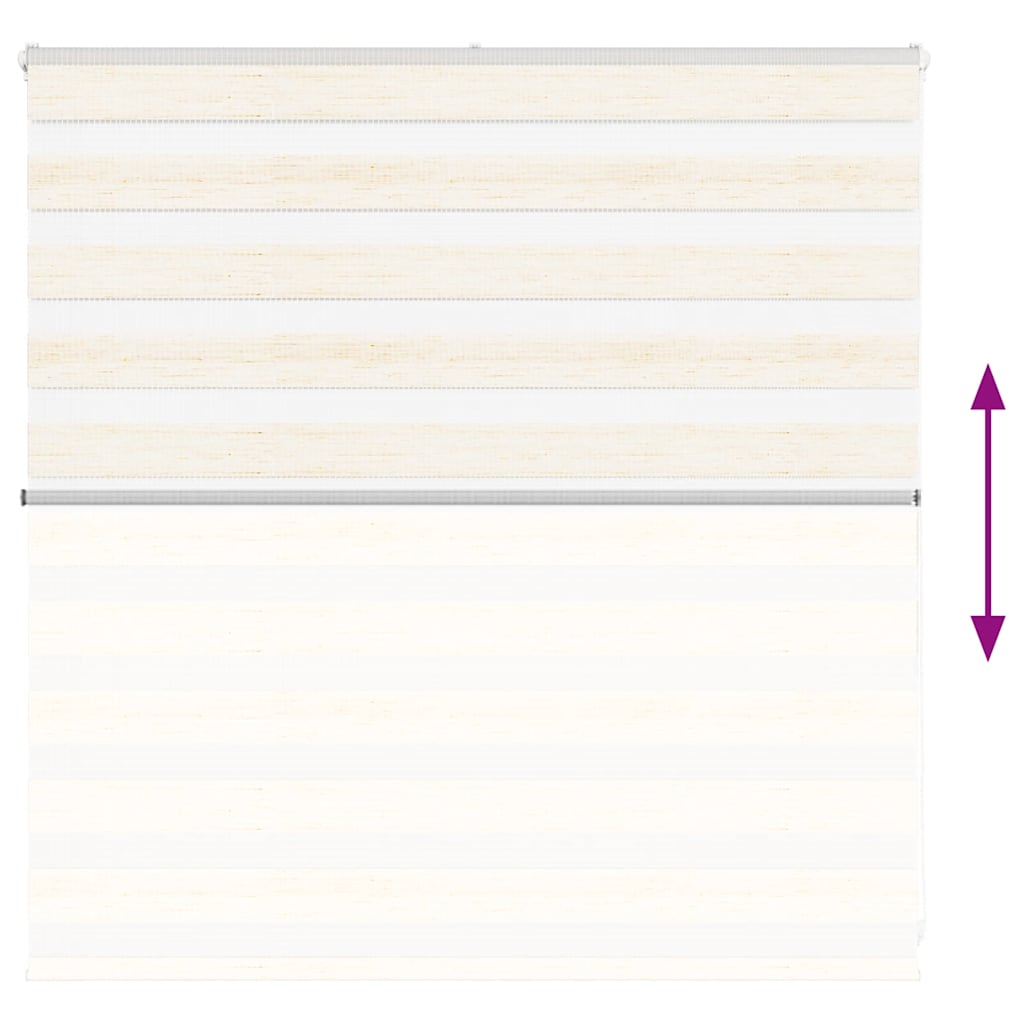 Zebra rullegardin marmor beige 140x100cm stofbredde 135,9cm polyester