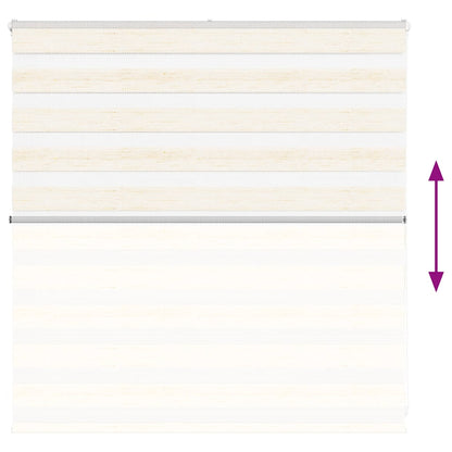 Zebra rullegardin marmor beige 140x100cm stofbredde 135,9cm polyester