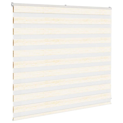 Zebra rullegardin marmor beige 160x100cm stof bredde 155,9 cm polyester