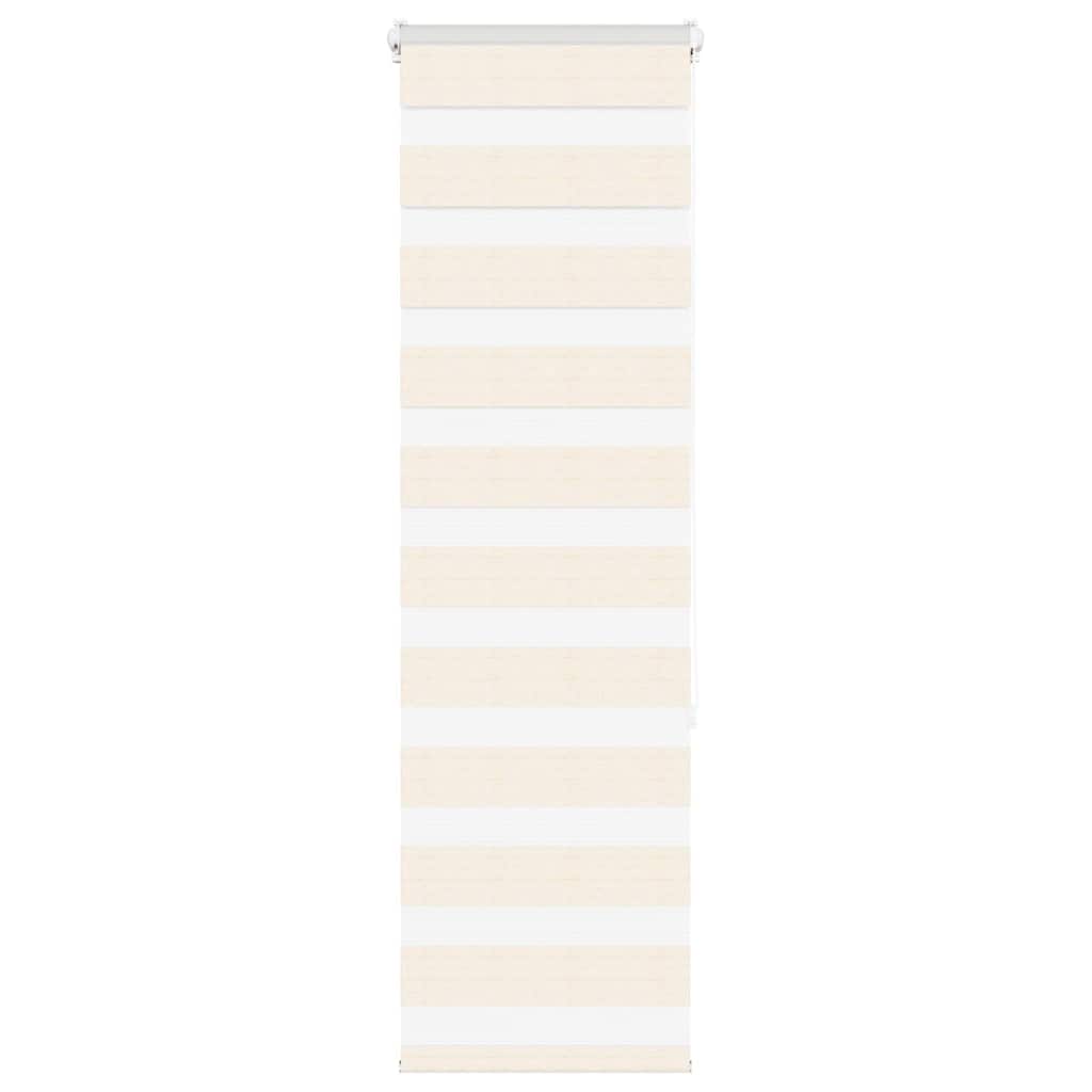 Zebra rullegardin marmor beige 40x150 cm stofbredde 35,9 cm polyester