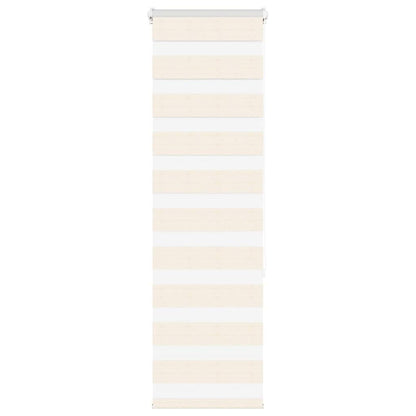 Zebra rullegardin marmor beige 40x150 cm stofbredde 35,9 cm polyester