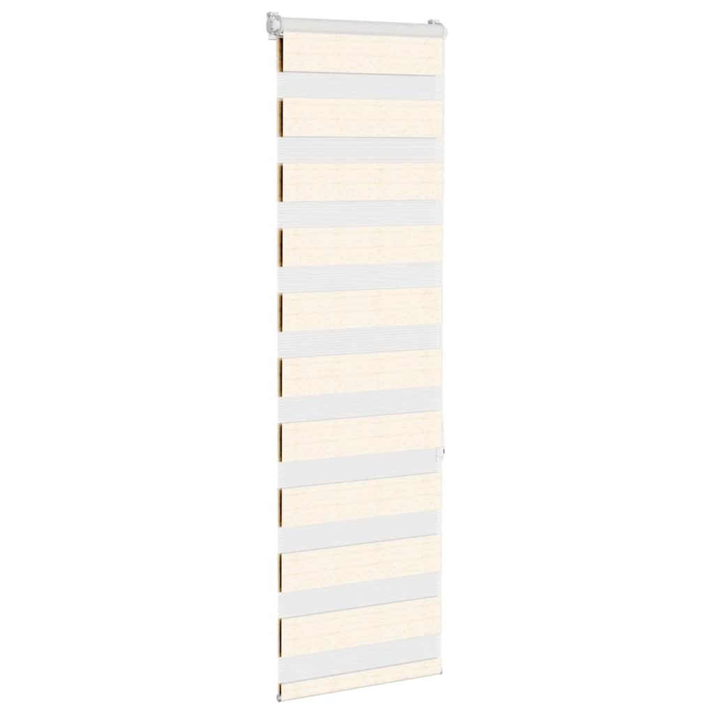 Zebra rullegardin marmor beige 40x150 cm stofbredde 35,9 cm polyester