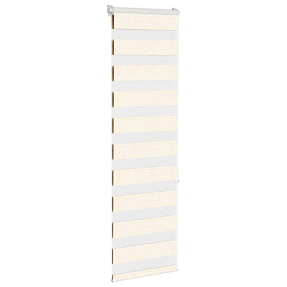 Zebra rullegardin marmor beige 40x150 cm stofbredde 35,9 cm polyester