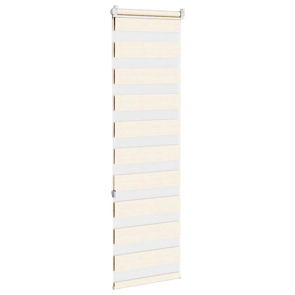 Zebra rullegardin marmor beige 40x150 cm stofbredde 35,9 cm polyester