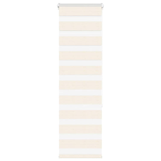 Zebra rullegardin marmor beige 45x150 cm stofbredde 40,9 cm polyester