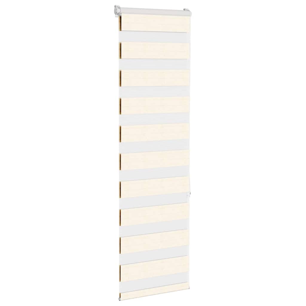 Zebra rullegardin marmor beige 45x150 cm stofbredde 40,9 cm polyester