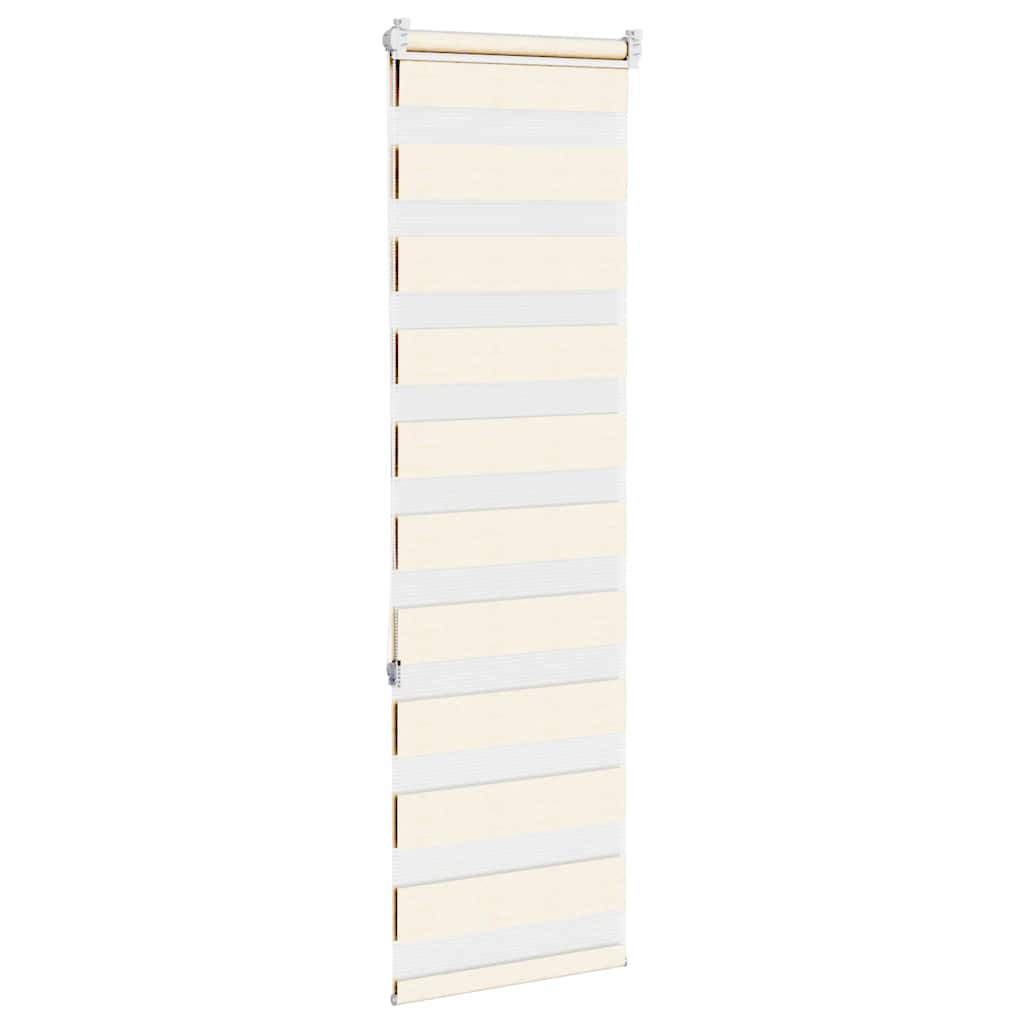 Zebra rullegardin marmor beige 45x150 cm stofbredde 40,9 cm polyester