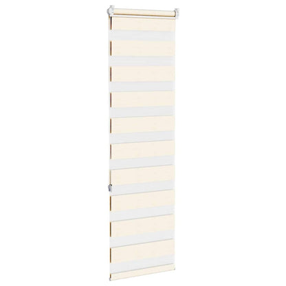 Zebra rullegardin marmor beige 45x150 cm stofbredde 40,9 cm polyester