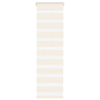 Zebra rullegardin marmor beige 50x150 cm stofbredde 45,9 cm polyester