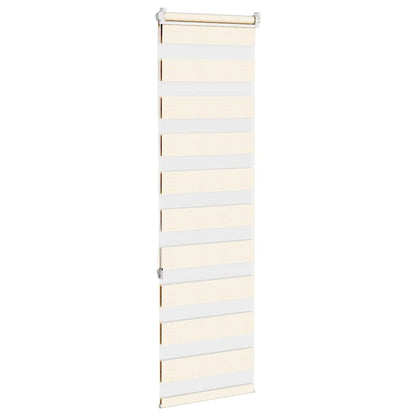 Zebra rullegardin marmor beige 50x150 cm stofbredde 45,9 cm polyester