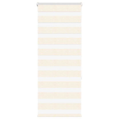 Zebra rullegardin marmor beige 60x150 cm stofbredde 55,9 cm polyester
