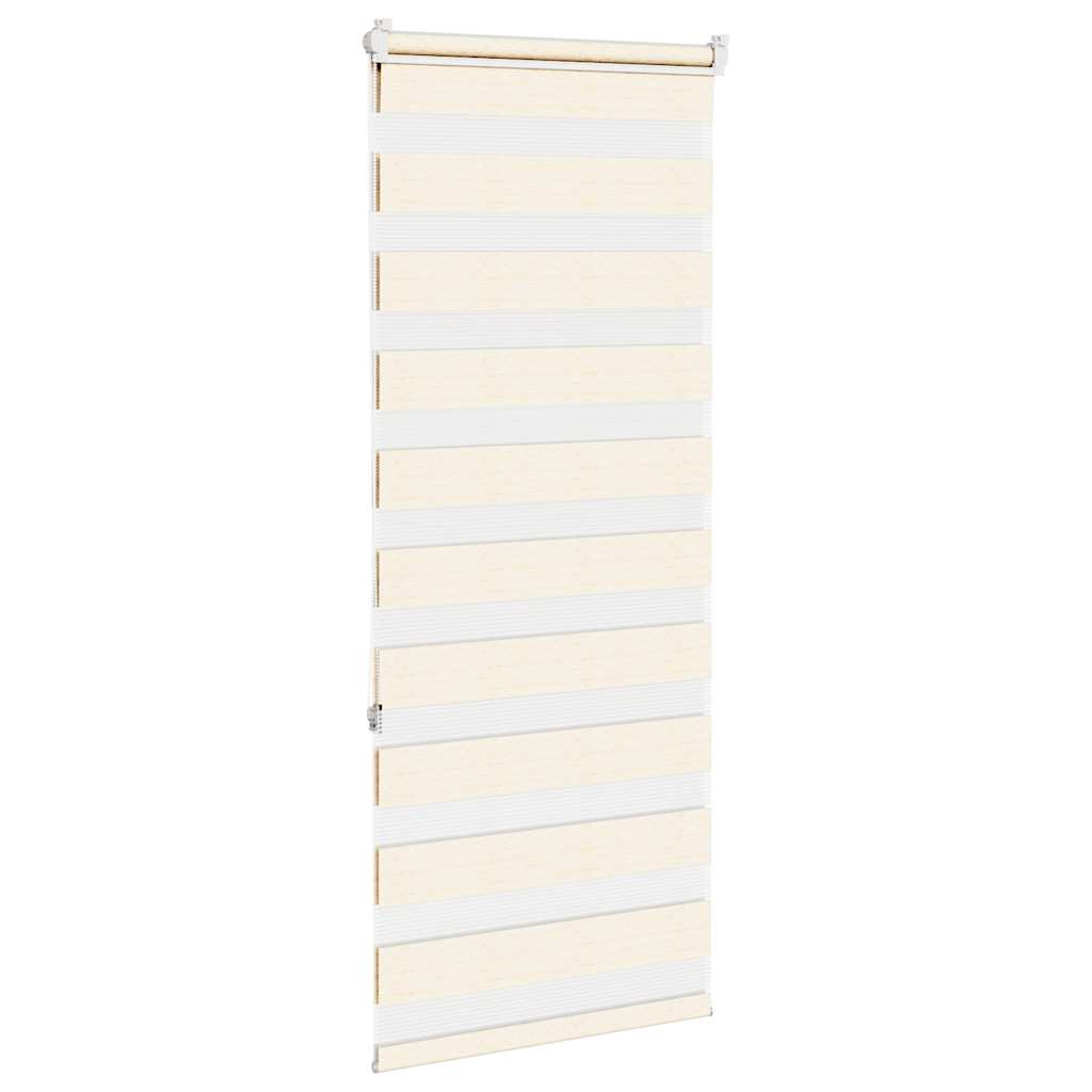 Zebra rullegardin marmor beige 60x150 cm stofbredde 55,9 cm polyester
