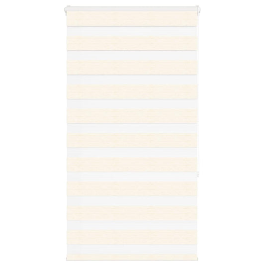 Zebra rullegardin marmor beige 80x150 cm stofbredde 75,9 cm polyester