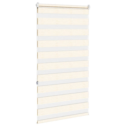 Zebra rullegardin marmor beige 80x150 cm stofbredde 75,9 cm polyester