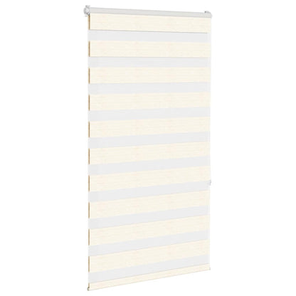Zebra rullegardin marmor beige 85x150 cm stofbredde 80,9 cm polyester