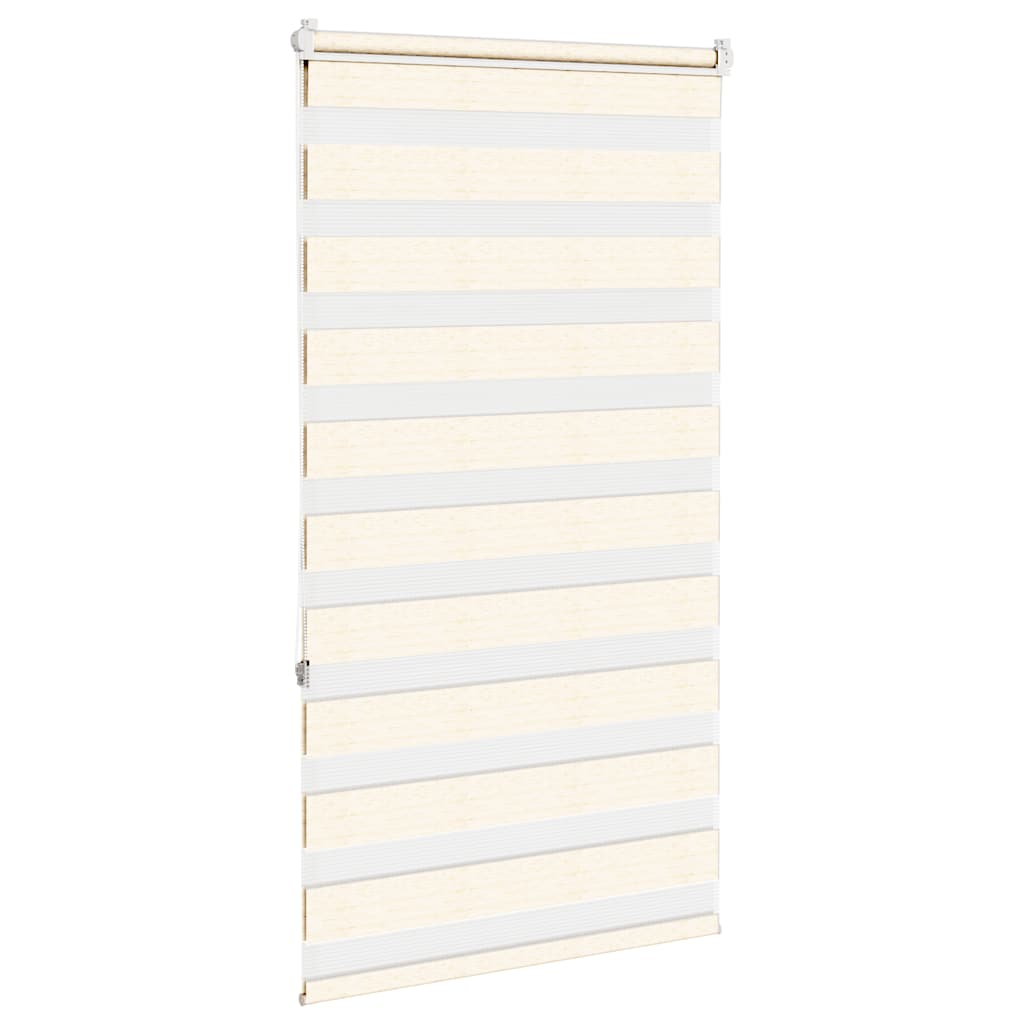 Zebra rullegardin marmor beige 85x150 cm stofbredde 80,9 cm polyester
