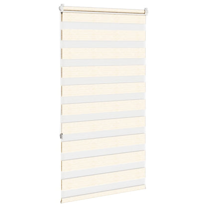 Zebra rullegardin marmor beige 85x150 cm stofbredde 80,9 cm polyester