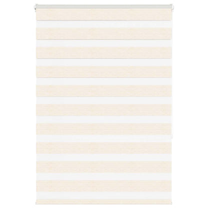 Zebra rullegardin marmor beige 95x150 cm stofbredde 90,9 cm polyester
