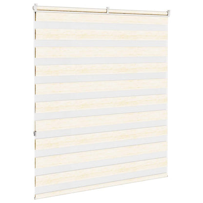 Zebra rullegardin marmor beige 130x150cm stofbredde 125,9cm polyester