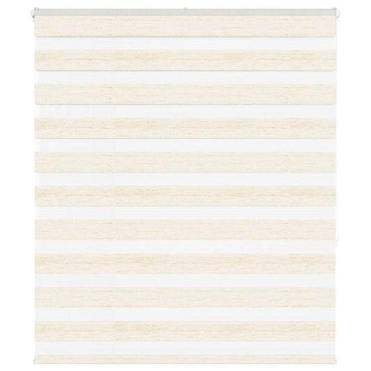 Zebra rullegardin marmor beige 135x150cm stofbredde 130,9cm polyester