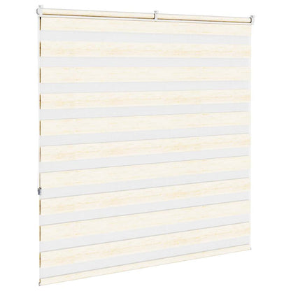 Zebra rullegardin marmor beige 140x150cm stofbredde 135,9cm polyester