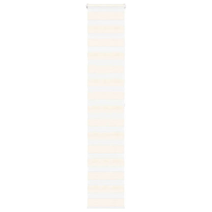 Zebra rullegardin marmor beige 45x200 cm stofbredde 40,9 cm polyester