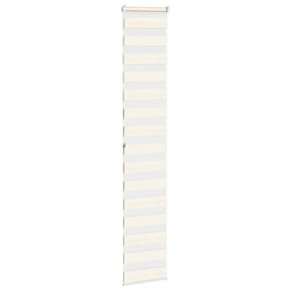 Zebra rullegardin marmor beige 45x200 cm stofbredde 40,9 cm polyester