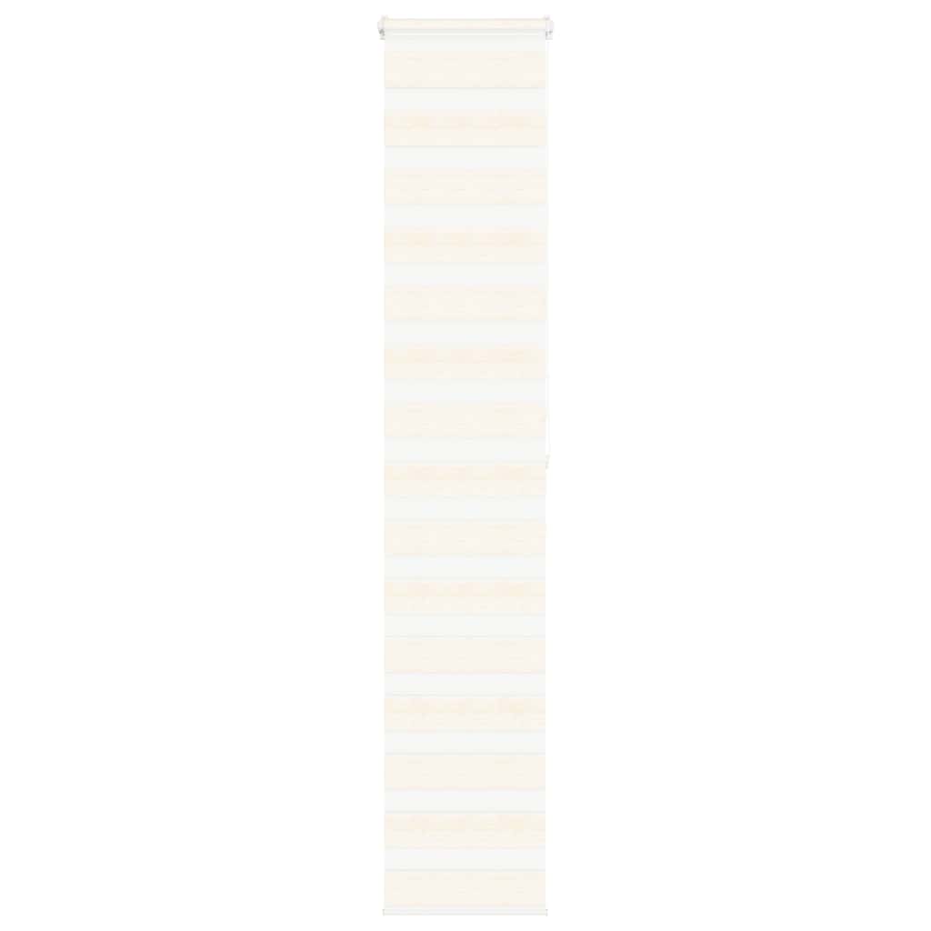 Zebra rullegardin marmor beige 50x200 cm stofbredde 45,9 cm polyester