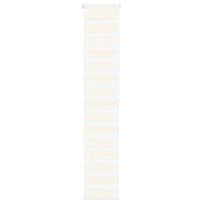 Zebra rullegardin marmor beige 50x200 cm stofbredde 45,9 cm polyester