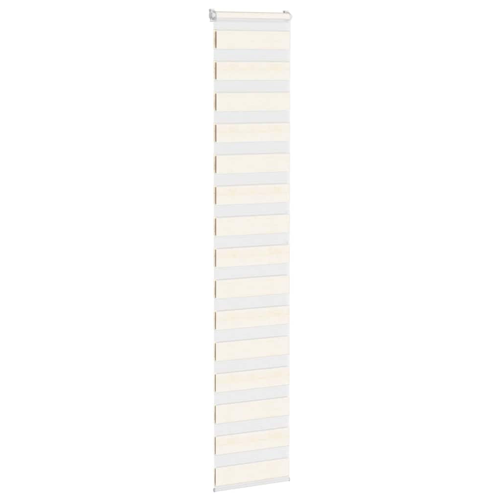 Zebra rullegardin marmor beige 50x200 cm stofbredde 45,9 cm polyester