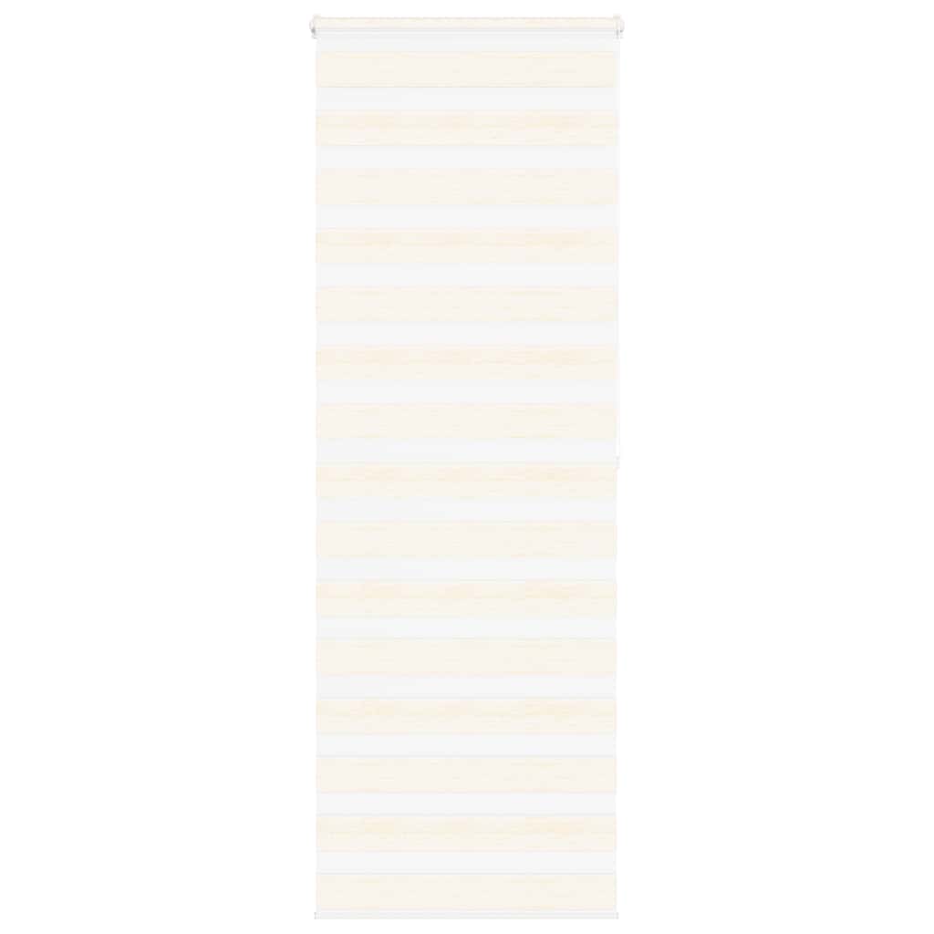 Doppelrollo Marmorbeige 85x200 cm Stoffbreite 80,9 cm Polyester