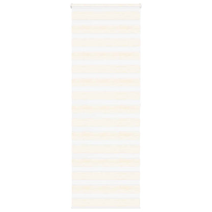 Doppelrollo Marmorbeige 85x200 cm Stoffbreite 80,9 cm Polyester