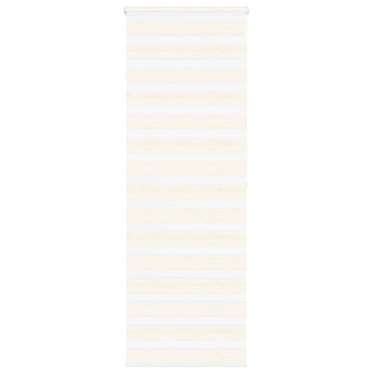 Doppelrollo Marmorbeige 85x200 cm Stoffbreite 80,9 cm Polyester