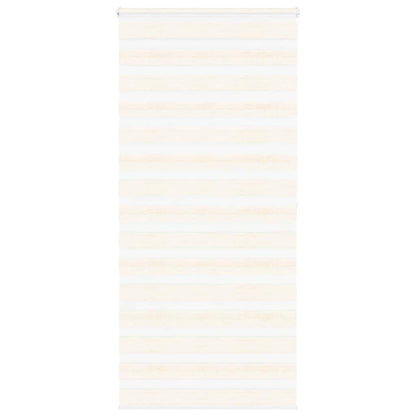 Zebra rullegardin marmor beige 105x200cm stofbredde 100,9cm polyester