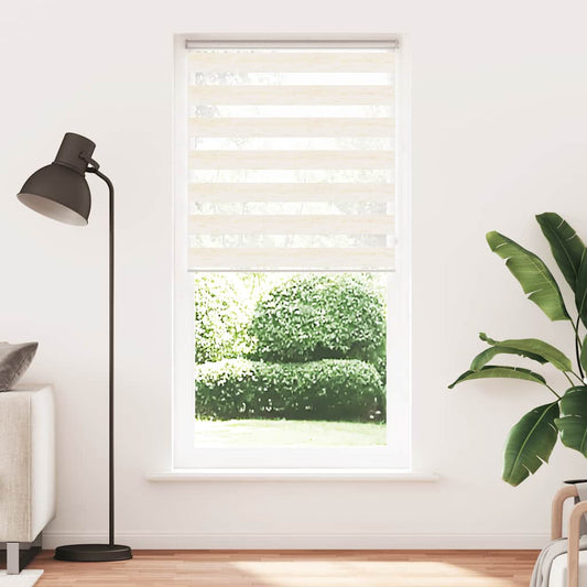 Zebra rullegardin marmor beige 105x200cm stofbredde 100,9cm polyester