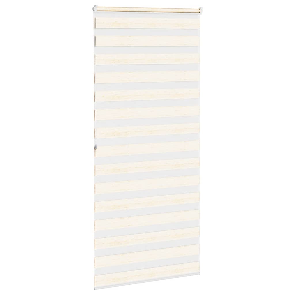 Zebra rullegardin marmor beige 105x200cm stofbredde 100,9cm polyester