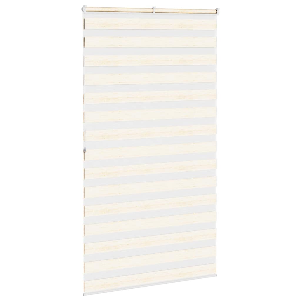 Zebra rullegardin marmor beige 125x200cm stofbredde 120,9cm polyester