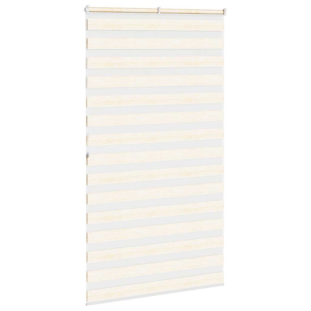 Zebra rullegardin marmor beige 135x200cm stofbredde 130,9cm polyester