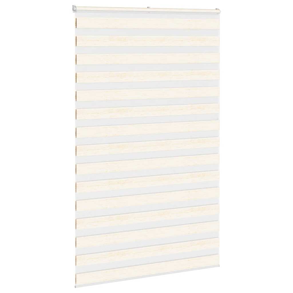 Zebra rullegardin marmor beige 140x200cm stofbredde 135,9cm polyester