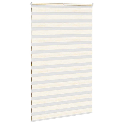 Zebra rullegardin marmor beige 140x200cm stofbredde 135,9cm polyester