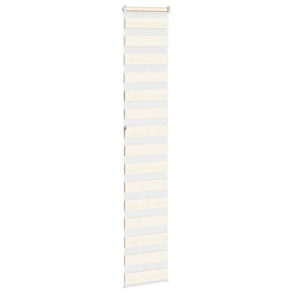 Zebra rullegardin marmor beige 40x230 cm stofbredde 35,9 cm polyester