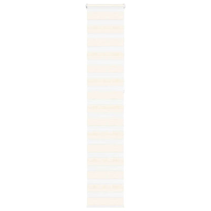 Zebra rullegardin marmor beige 45x230 cm stofbredde 40,9 cm polyester