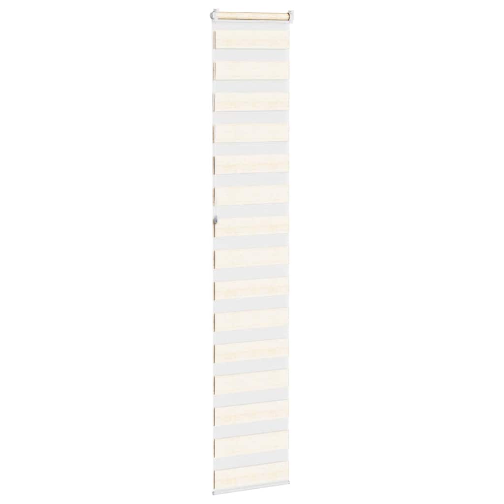 Zebra rullegardin marmor beige 45x230 cm stofbredde 40,9 cm polyester