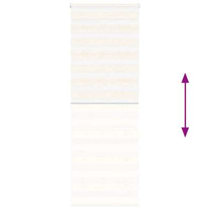 Zebrarollo Marmorbeige 80x230 cm Stoffbreite 75,9 cm Polyester