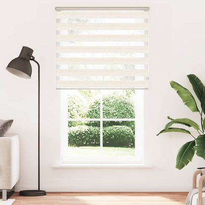 Zebra rullegardin marmor beige 125x230cm stofbredde 120,9cm polyester