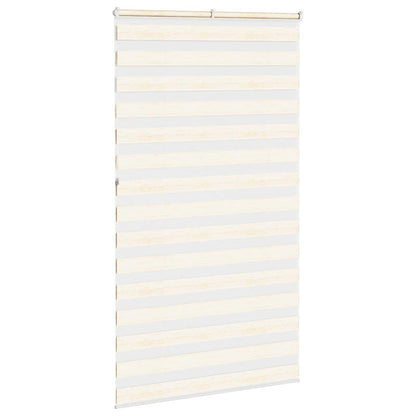 Zebra rullegardin marmor beige 125x230cm stofbredde 120,9cm polyester