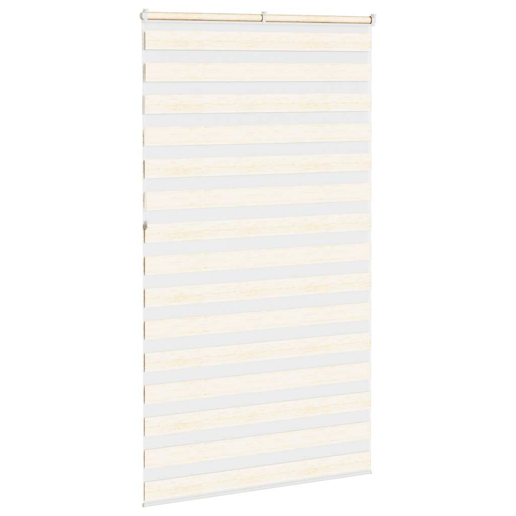 Zebra rullegardin marmor beige 135x230cm stofbredde 130,9cm polyester