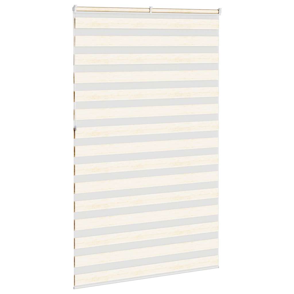 Zebra rullegardin marmor beige 140x230cm stofbredde 135,9cm polyester