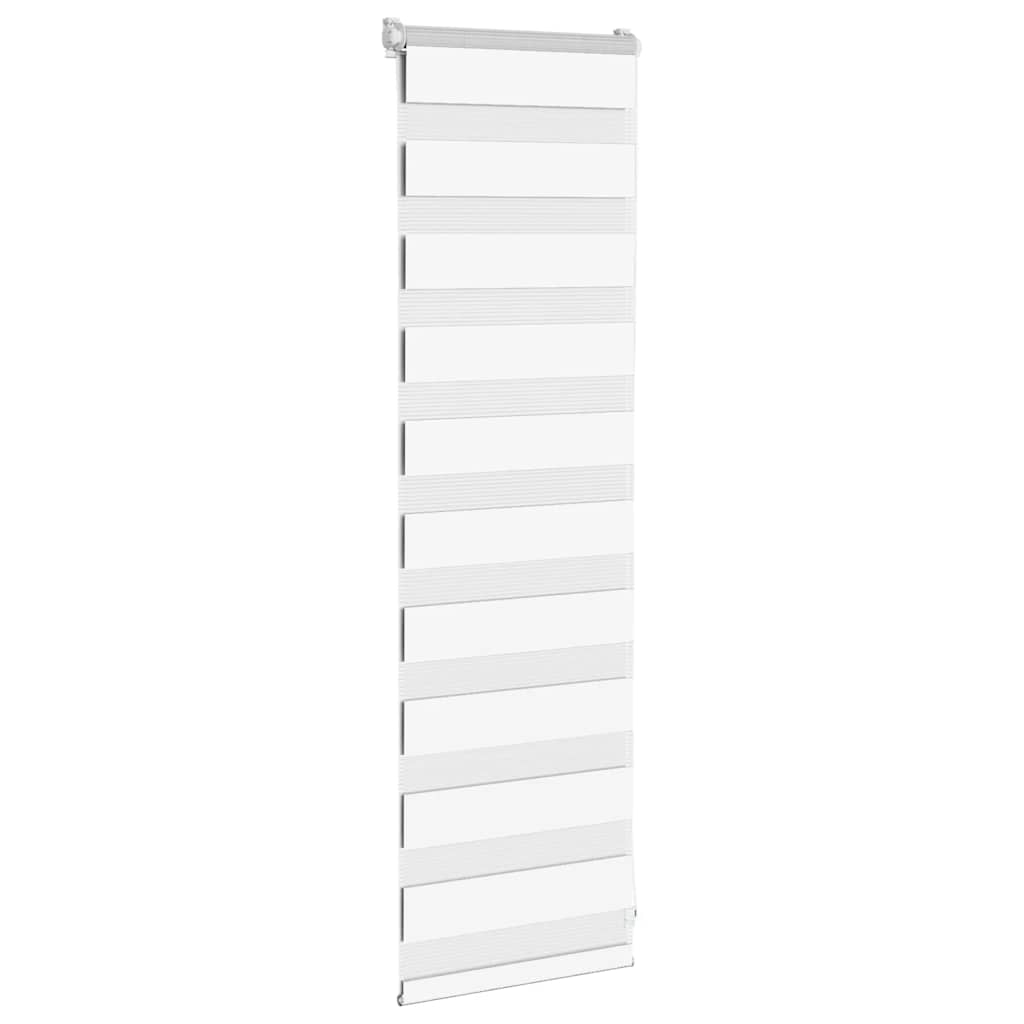 Zebrarollo Weiß 40x100 cm Stoffbreite 35,9 cm Polyester